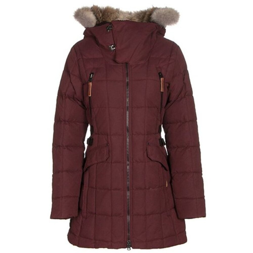 SOREL Conquest Carly Parka Burgundy Medium Size